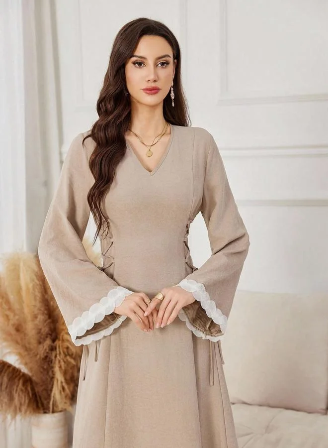 تايك تو فستان طويل برباط خصر